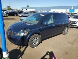 Nissan salvage cars for sale: 2008 Nissan Quest S