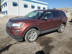 Salvage cars for sale at Albuquerque, NM auction: 2018 Ford Explorer XLT