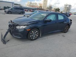 Salvage cars for sale at New Orleans, LA auction: 2017 Honda Civic EX