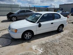 Salvage cars for sale at Arcadia, FL auction: 2002 Hyundai Accent GS