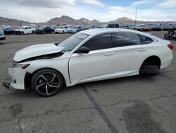 Honda salvage cars for sale: 2022 Honda Accord Sport