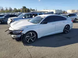 Salvage cars for sale at Martinez, CA auction: 2022 Honda Accord Sport