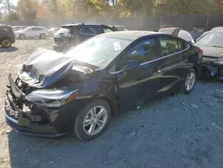 Salvage cars for sale at Waldorf, MD auction: 2016 Chevrolet Cruze LT