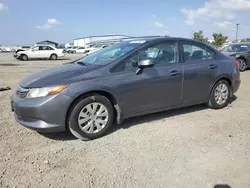 2012 Honda Civic LX en venta en San Diego, CA