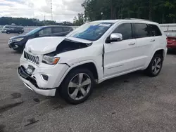 Vehiculos salvage en venta de Copart Dunn, NC: 2015 Jeep Grand Cherokee Overland