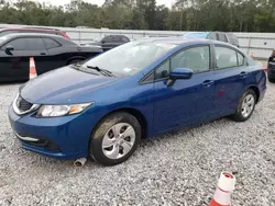 Salvage cars for sale at Augusta, GA auction: 2015 Honda Civic LX