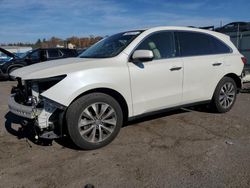 Salvage cars for sale at Pennsburg, PA auction: 2016 Acura MDX Technology