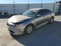 KIA Vehiculos salvage en venta: 2016 KIA Optima LX