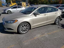 Salvage cars for sale at Rogersville, MO auction: 2017 Ford Fusion SE