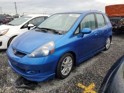 Honda salvage cars for sale: 2008 Honda FIT Sport