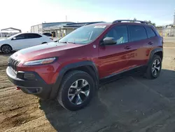 Salvage cars for sale at San Diego, CA auction: 2017 Jeep Cherokee Trailhawk