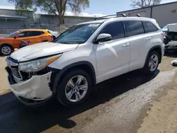 Salvage cars for sale from Copart Albuquerque, NM: 2015 Toyota Highlander Limited