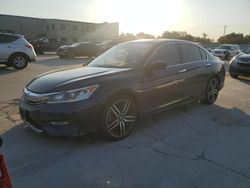 Salvage cars for sale at Wilmer, TX auction: 2017 Honda Accord Sport Special Edition