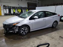 Salvage cars for sale at Candia, NH auction: 2017 Toyota Prius Prime