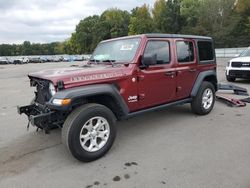 Jeep salvage cars for sale: 2021 Jeep Wrangler Unlimited Sport