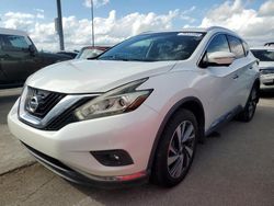 Salvage cars for sale at auction: 2015 Nissan Murano S