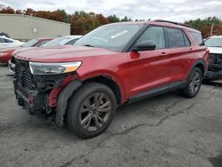 Salvage cars for sale from Copart Exeter, RI: 2021 Ford Explorer XLT