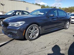 Salvage cars for sale at Exeter, RI auction: 2016 BMW 750 XI