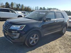 Salvage cars for sale at Finksburg, MD auction: 2017 Ford Explorer XLT