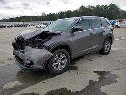 Toyota Vehiculos salvage en venta: 2015 Toyota Highlander XLE