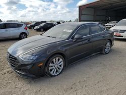 Salvage cars for sale at Houston, TX auction: 2021 Hyundai Sonata SEL