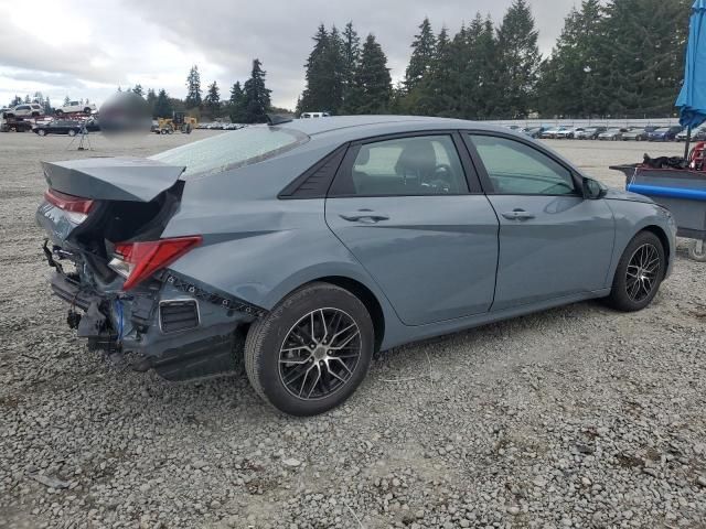 2023 Hyundai Elantra Blue