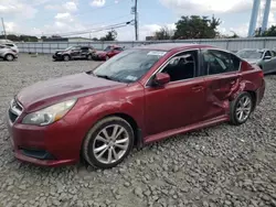 Subaru salvage cars for sale: 2013 Subaru Legacy 2.5I Premium