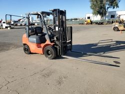 Salvage trucks for sale at Sacramento, CA auction: 2005 Toyota 7FGU25