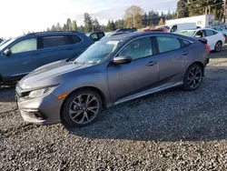 Vehiculos salvage en venta de Copart Graham, WA: 2021 Honda Civic Sport