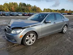 Salvage cars for sale at Mendon, MA auction: 2010 Mercedes-Benz C300