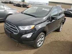 Salvage cars for sale at Brighton, CO auction: 2022 Ford Ecosport SE