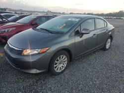 Salvage cars for sale at Riverview, FL auction: 2012 Honda Civic LX