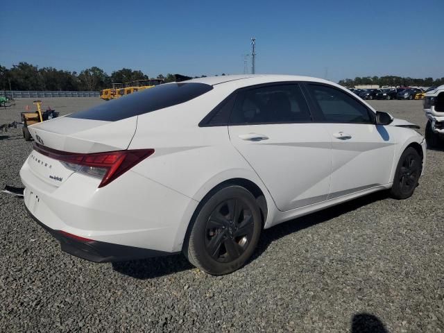 2022 Hyundai Elantra Blue