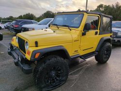 2003 Jeep Wrangler / TJ Sport en venta en Riverview, FL