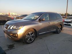 Salvage cars for sale at Grand Prairie, TX auction: 2019 Nissan Pathfinder S