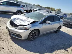 Honda Civic ex salvage cars for sale: 2014 Honda Civic EX