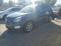 Salvage cars for sale at Wichita, KS auction: 2016 Chevrolet Equinox LT