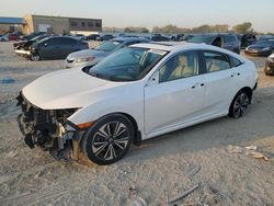 Salvage cars for sale at Kansas City, KS auction: 2018 Honda Civic EXL