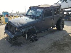 Jeep Wrangler Unlimited Sport salvage cars for sale: 2016 Jeep Wrangler Unlimited Sport