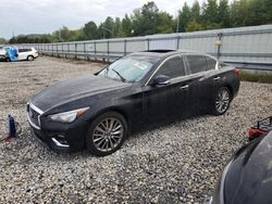 Salvage cars for sale at Memphis, TN auction: 2018 Infiniti Q50 Pure