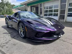 Salvage cars for sale at North Billerica, MA auction: 2022 Ferrari F8 Spider