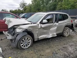 Salvage cars for sale at Waldorf, MD auction: 2016 BMW X3 XDRIVE28I