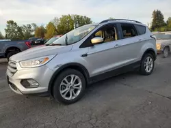 Ford salvage cars for sale: 2018 Ford Escape SEL