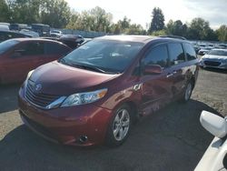 Toyota Vehiculos salvage en venta: 2016 Toyota Sienna LE