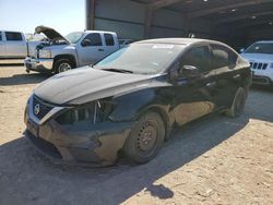 Salvage cars for sale at Houston, TX auction: 2017 Nissan Sentra S