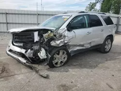 Salvage cars for sale at Dunn, NC auction: 2017 GMC Acadia Limited SLT-2