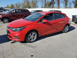 Vehiculos salvage en venta de Copart Bridgeton, MO: 2017 Chevrolet Cruze LT