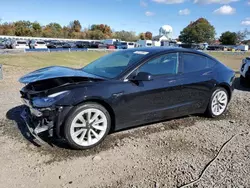 Salvage cars for sale at Hillsborough, NJ auction: 2021 Tesla Model 3