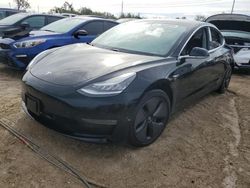 Salvage cars for sale at Riverview, FL auction: 2018 Tesla Model 3