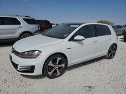 Salvage cars for sale at Taylor, TX auction: 2015 Volkswagen GTI